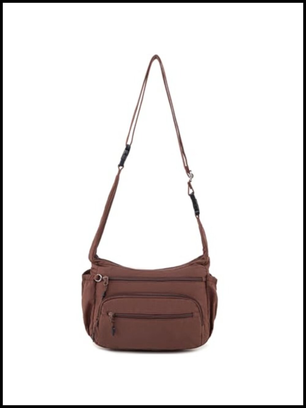 Nylon Crossbody Bag Women Travel Shoulder Handbag Purse Multi Pocket